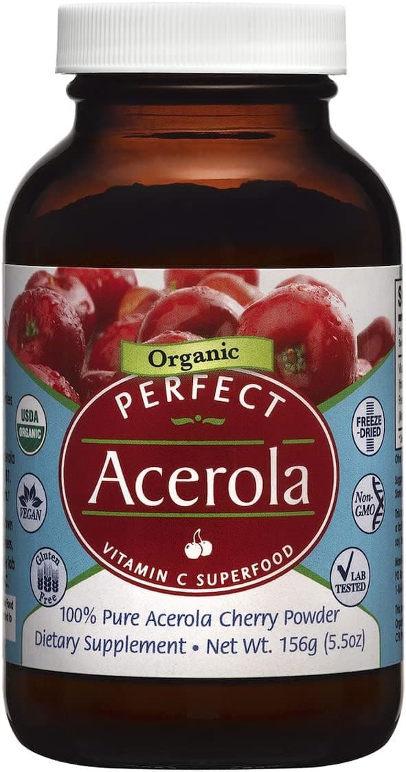 Perfect Supplements Acerola Cherry Powder All Natural Superfood