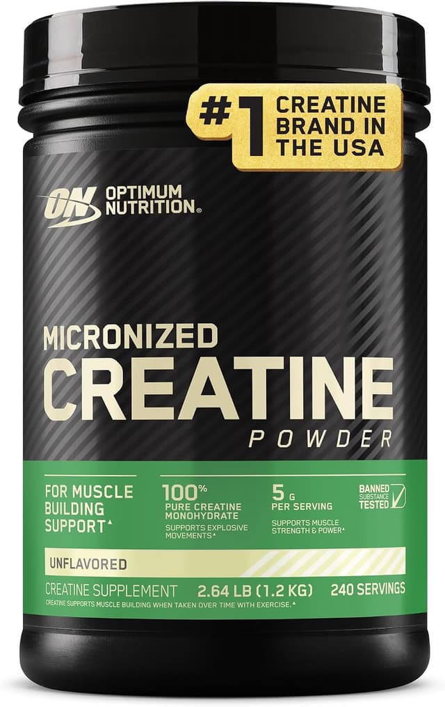 Optimum Nutrition Micronized Creatine Monohydrate Powder